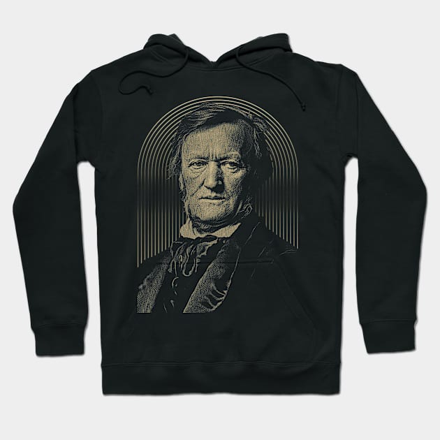 Richard Wagner Hoodie by Crimson Lizard